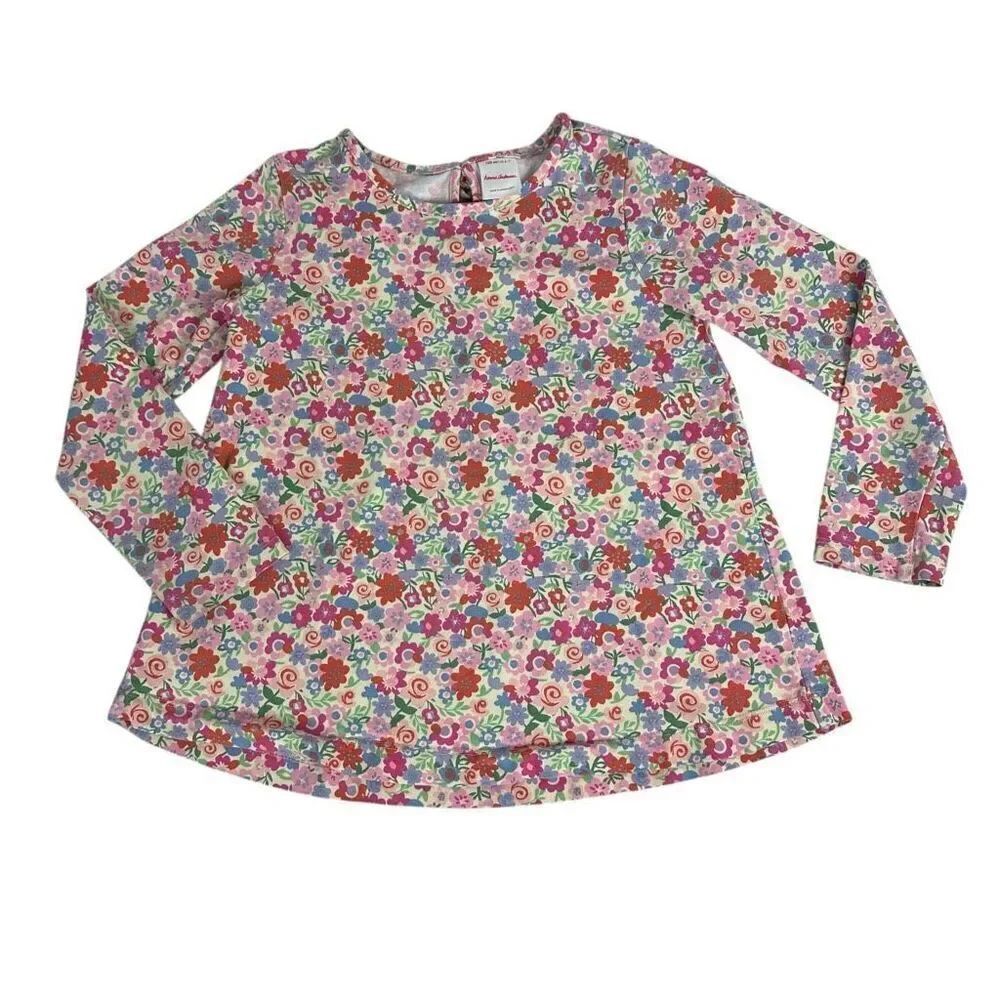 Hanna Andersson Juniper Ruffle T-Shirt 120 / 6-7